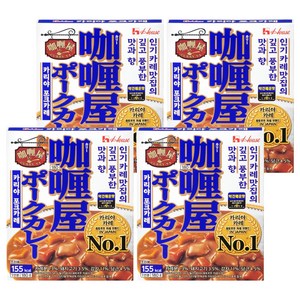 카리야 포크카레 약간 매운맛, 180g, 4개