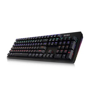 앱코 HACKER 축교환 측면 RGB 라이팅 이중사출 게이밍 기계식 유선 일반형 키보드