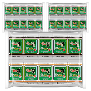 소문난오부자 파래 도시락김 20p, 5g, 60개