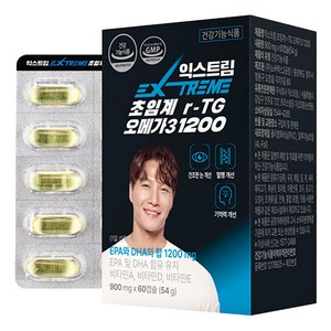 익스트림 초임계 알티지 오메가3 1200, 60정, 1개