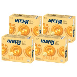 해태제과 버터링 골드, 194g, 4개
