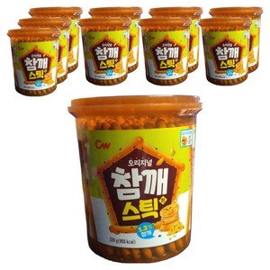 청우식품 참깨스틱 진, 220g, 10개