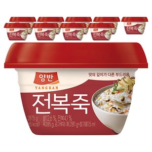양반 전복죽, 287.5g, 10개