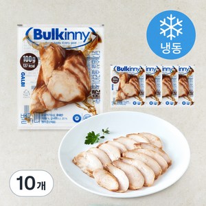 벌키니 닭가슴살 슬라이스 갈비맛 (냉동)