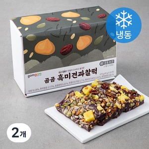 곰곰 흑미견과찰떡 (냉동), 675g, 2개