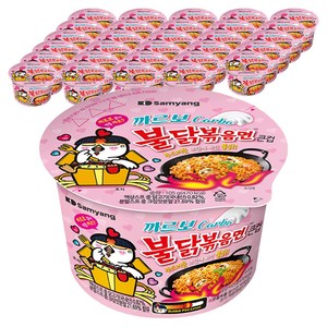 불닭볶음면 까르보 큰컵 105g, 40개