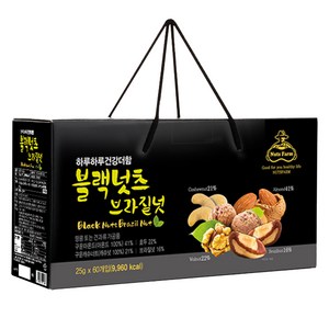 넛츠팜 블랙넛츠 브라질넛 1.5kg, 60개