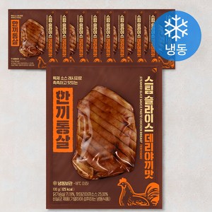 한끼통살 스팀 슬라이스 데리야끼맛 닭가슴살 (냉동)