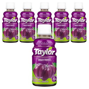 테일러 푸룬주스, 180ml, 6개