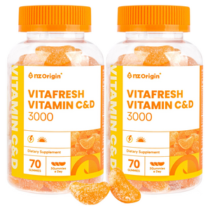 엔젯오리진 비타프레쉬 비타민 C&D 3000 꾸미, 70정, 2개