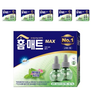 홈매트 리퀴드 알파플러스 허브향 리필 2p, 58ml, 6개