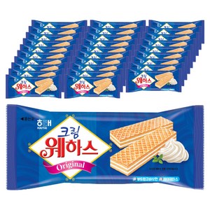 해태제과 크림 웨하스, 50g, 50개