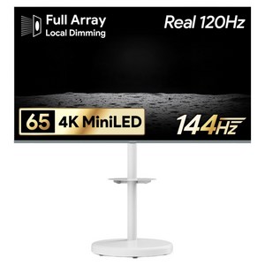 더함 4K UHD QLED TV, 165cm(65인치), 스마트 TV, 거치대형, 방문설치