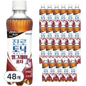 하이트진로 토닉워터 얼그레이홍차 제로칼로리, 300ml, 48개