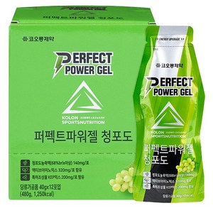 코오롱제약 퍼펙트 파워젤 청포도 12p, 480g, 1개