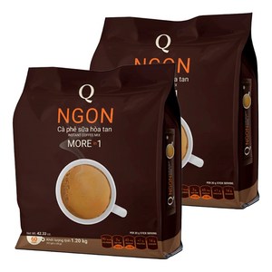 베트남 응온 인스턴트 커피믹스 모어 인 원, 60개입, 20g, 2개