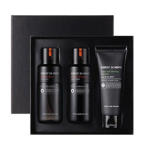 에너지24맨즈 모이스처 토너 150ml + 에멀전 150ml + 폼앤쉐이빙 100ml 세트, 토너 + 에멀전 + 폼앤쉐이빙, 1세트