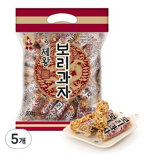 제왕 보리과자, 800g, 5개