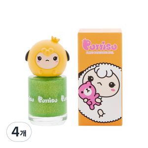 뿌띠슈 블링팡팡 네일 B03 트윙클그린, 트윙클 그린, 4개
