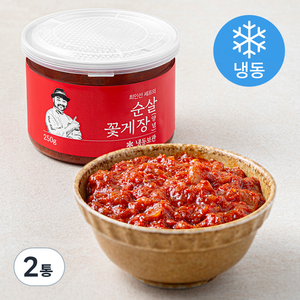 셰프의장 최인선 셰프의 양념 순살꽃게장 (냉동), 250g, 2통