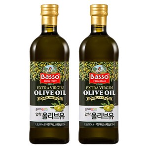곰곰 바쏘 엑스트라버진 올리브오일, 1L, 2개