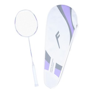 프로스펙스 카본 배드민턴 라켓 화이트 82g + 보관 가방 세트