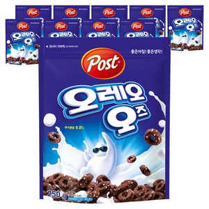 오레오오즈 시리얼, 250g, 10개