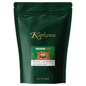 캅카와 몬스터빈 초코 원두커피, 500g, 1개
