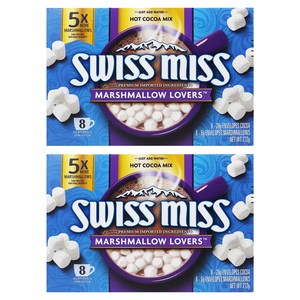 스위스미스 머쉬멜로 러버 코코아믹스 28g x 8p + 마시멜로 6g x 8p 세트, 2세트