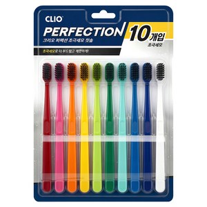 크리오 퍼펙션 초극세모 칫솔, 10개입, 1세트