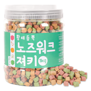 킵펫 강아지 노즈워크 져키, 황태, 1kg, 1개