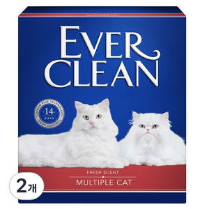 에버크린 2025 NEW 멀티플 캣 MC 고양이 모래, 8.5kg, 유향, 2개