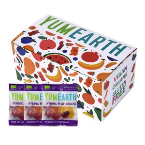 야미얼스 유기농 후르츠 스낵 젤리, 혼합맛(바나나/체리..., 495g, 1개