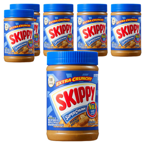 스키피 수퍼청크 땅콩버터, 462g, 6개