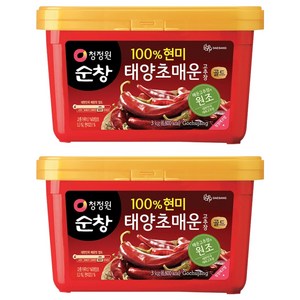 청정원순창 태양초 매운고추장 골드, 3kg, 2개