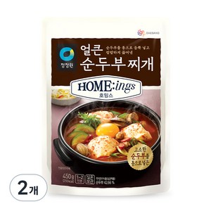 호밍스 얼큰순두부찌개, 450g, 2개
