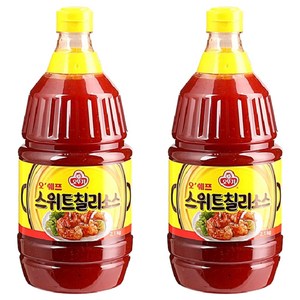 오뚜기 오쉐프 스위트 칠리소스, 2.1kg, 2개