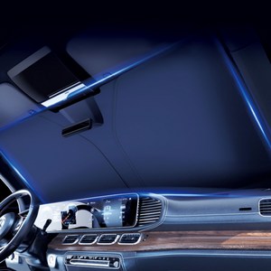 로드블레스 2단 원터치 자동차 앞유리 햇빛가리개