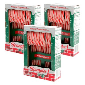 스팽글러 페퍼민트향캔디케인RW, 150g, 3개