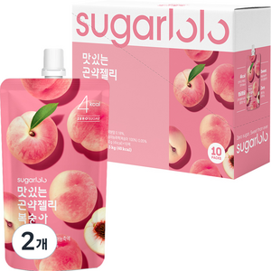 슈가로로 맛있는 곤약젤리 복숭아 10개입, 20개, 150ml