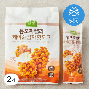 상하키친 통모짜렐라 케이준 감자 핫도그 (냉동), 420g, 2개