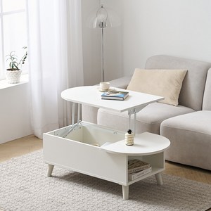 파로마 타원형 리프트업 소파 테이블 방문설치