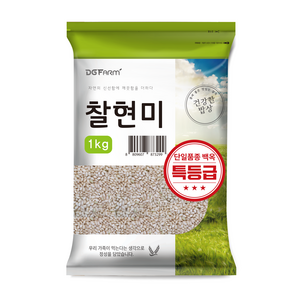 대구농산 건강한밥상 국산 백옥 특 찰현미, 1kg, 1개