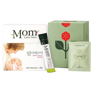 맘라떼모아 5.6g x 30p + 유기농 라즈베리 리프티 1.2g x 15p, 1세트