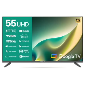 와이드뷰 4K UHD TV, 139cm(55인치), 스마트 TV, 무타공 벽걸이형(추가비용발생), 방문설치