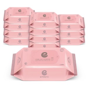 앙블랑 세이프 아기물티슈 인디핑크 휴대리필
