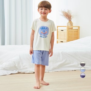 롤리트리 아동용 레이온 스판 찰랑 포인트 5부 실내복 상하의 세트