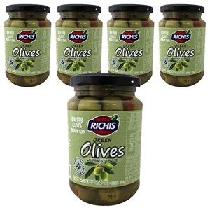 (주)동서 리치스 그린 올리브, 365g, 5개