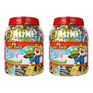 태양생활건강 뽀롱뽀롱 뽀로로 비타 세븐 비타민, 500정, 2개