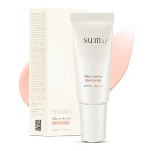 숨37도 마이크로액티브 톤업 시카 무기자차 진정선 선크림 SPF50+ PA+++, 30ml, 1개